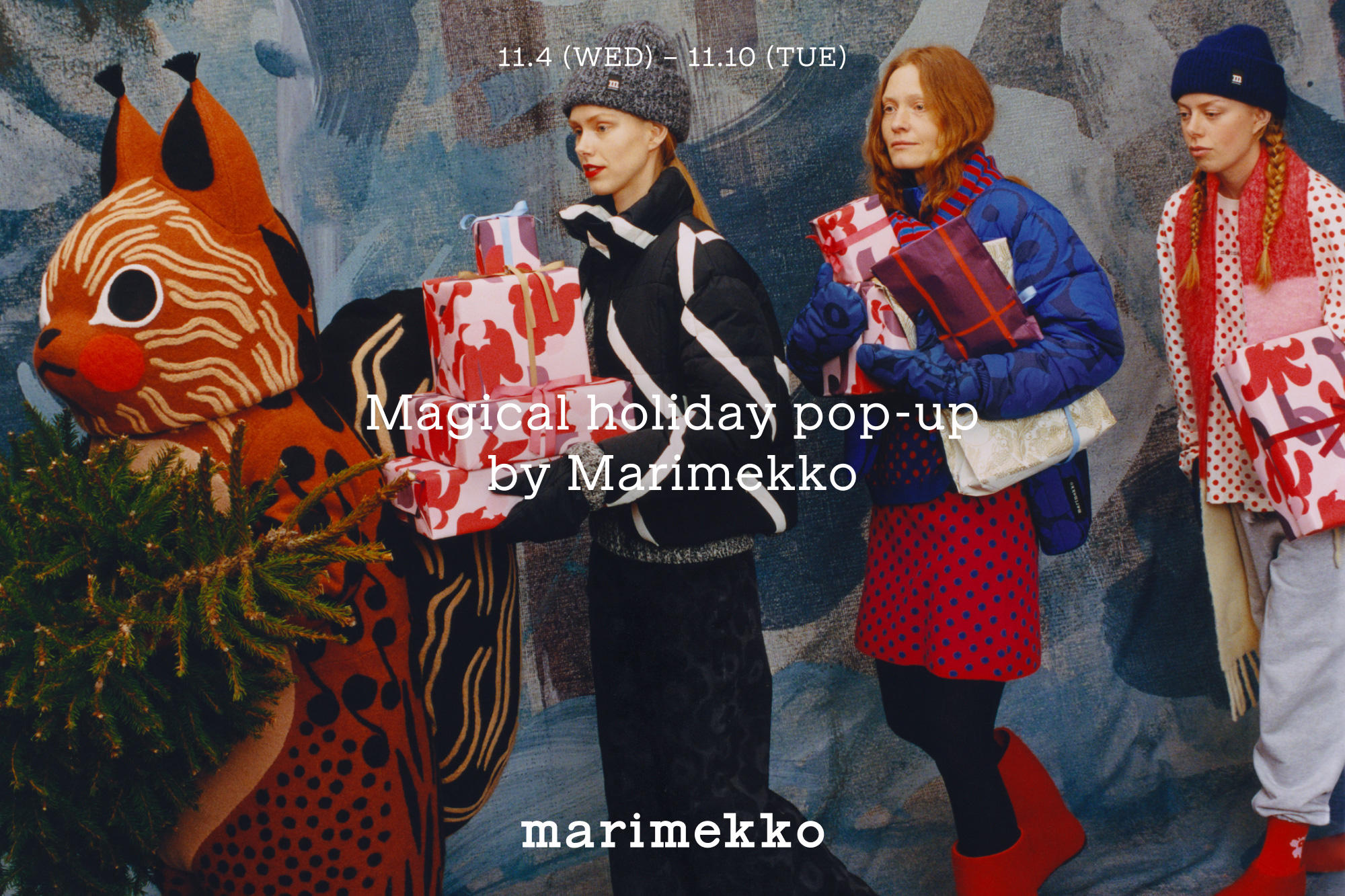 11.4- Magical holiday pop-up by Marimekko