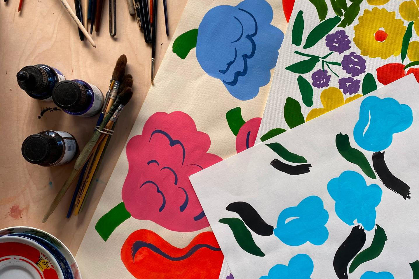 How Erja Hirvi's love of flowers became prints