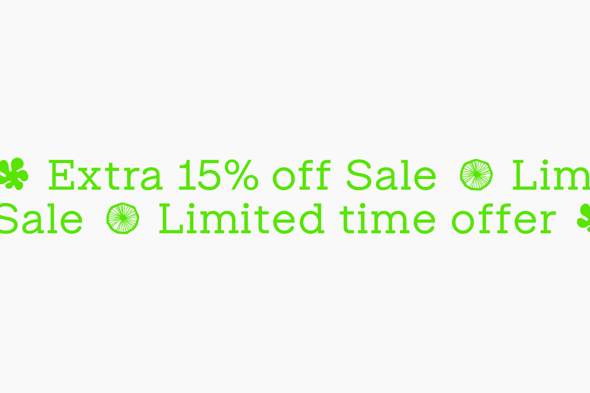 Extra 15% off Sale