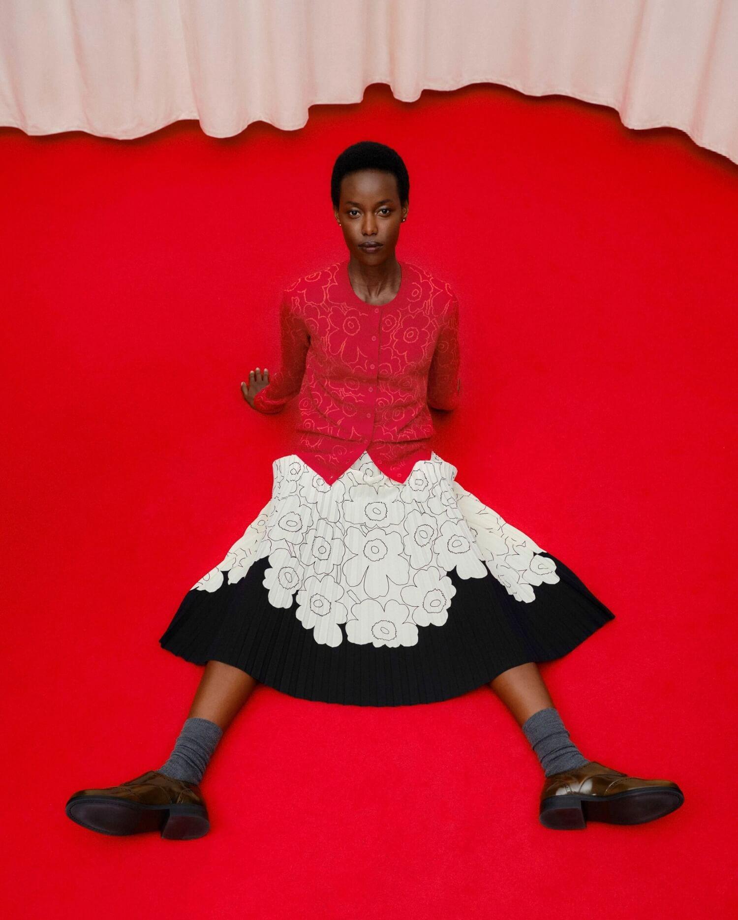 marimekko マリメッコ セラミックスプーン 4本セット　赤 41bLgfXZNsL.jpg_BO30,255,255,